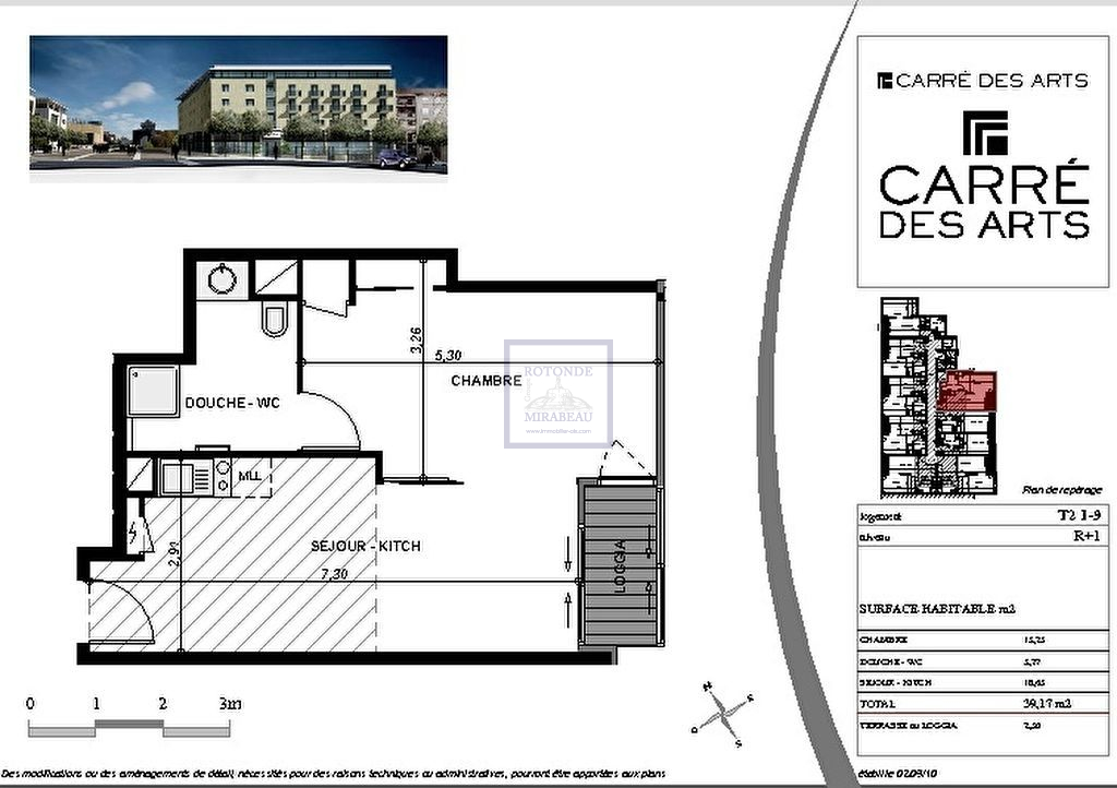 Vente Appartement AIX EN PROVENCE surface habitable de 39.28 m²
