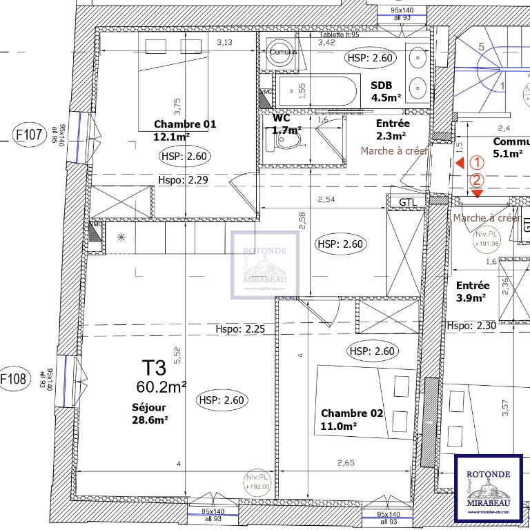 Vente Appartement AIX EN PROVENCE surface habitable de 60.2 m²
